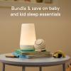 imageRest 2nd Gen Baby Sleep Bundle Includes Hatch Rest 2nd Gen and Portable Rest Go  Sleep Sounds for Nursery Travel and Registry Peach