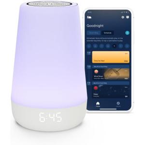imageHatch Rest Baby Sound Machine Night Light  2nd Gen  Registry Essential Sleep Trainer Routine Builder TimetoRise Alarm Clock White Noise Soother Nursery Stories Toddler Kids Bedroom WiFiWi fi