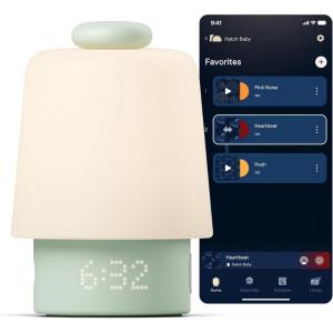 imageHatch Baby Sound Machine Night Light  Hatch Baby Model  Sleep Support  Registry Essential Routine Builder TimetoRise Alarm Clock White Noise Nursery Stories Toddler Kids WiFi MintMint